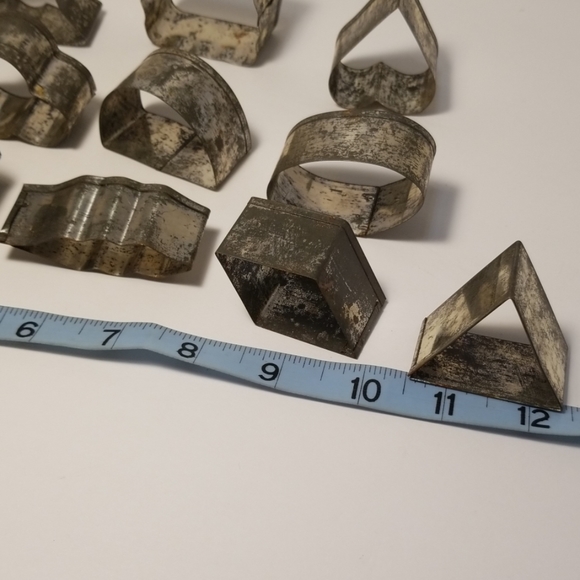 🌲Antique!🌲Christmas Cookie Cutters Bakers Dozen - Picture 8 of 8